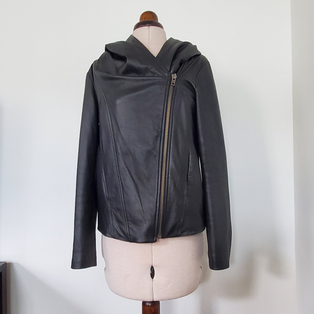 Helmut x Helmut Lang Leather Hoodie